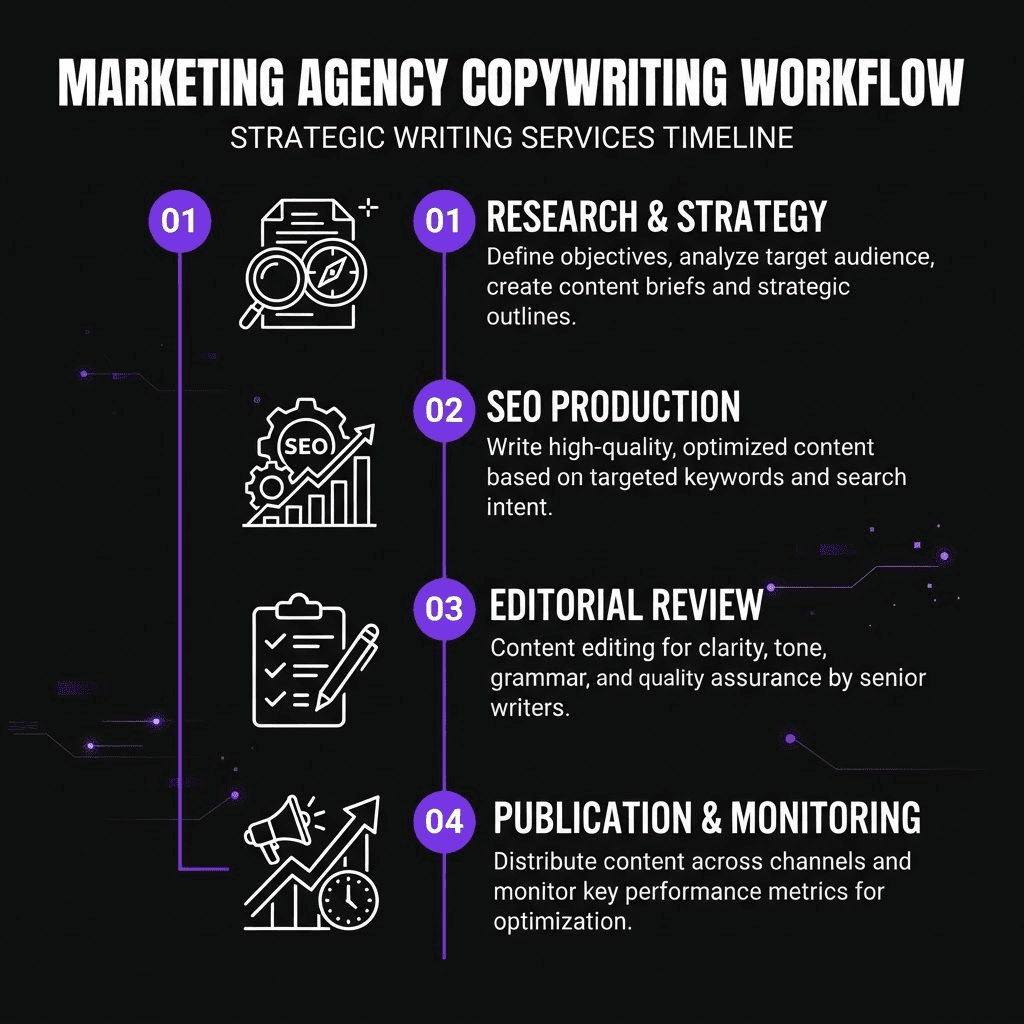 Método de copywriting e redação da OxBrand em 4 etapas