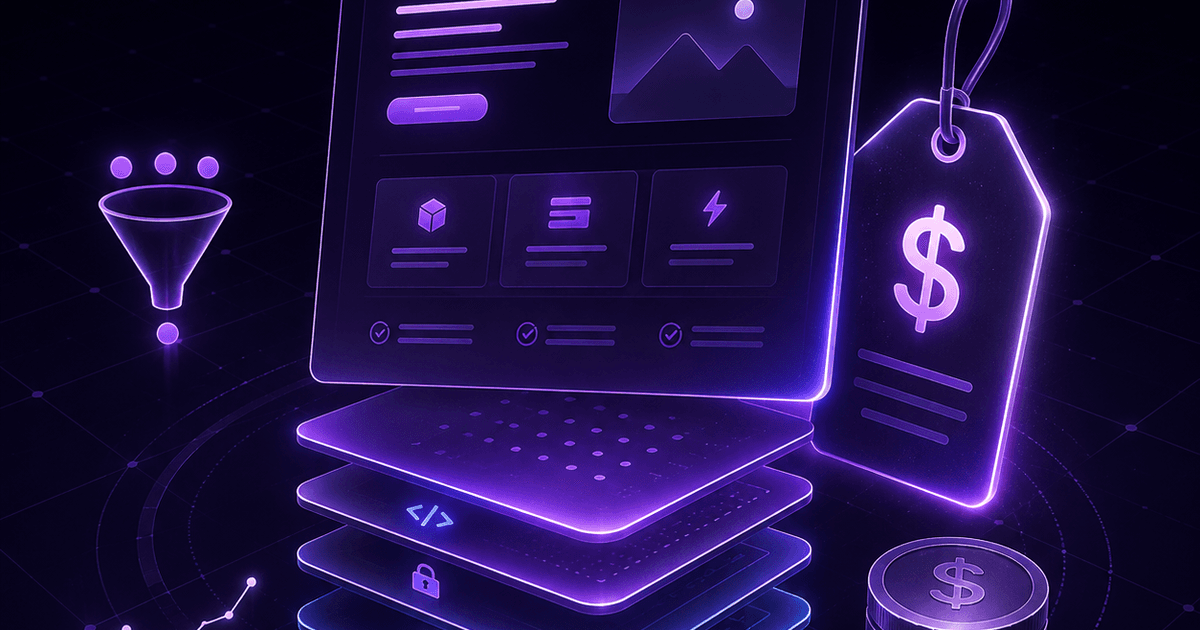 Comparativo de faixas de preço de uma landing page conforme a complexidade